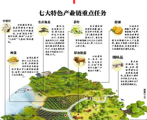 七大特色产业链重点任务