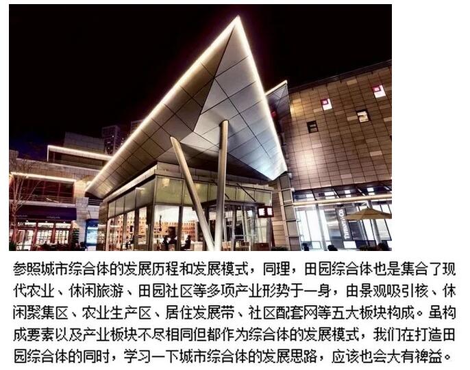 田园综合体和城市综合体的区别与联系分析