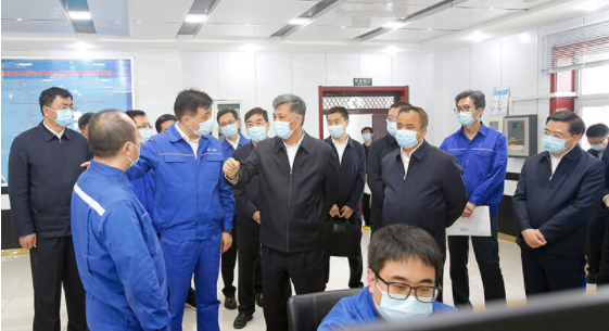 自治区党委书记马兴瑞在乌鲁木齐市达坂城区调研现场 自治区党委书记马兴瑞在乌鲁木齐市达坂城区调研现场