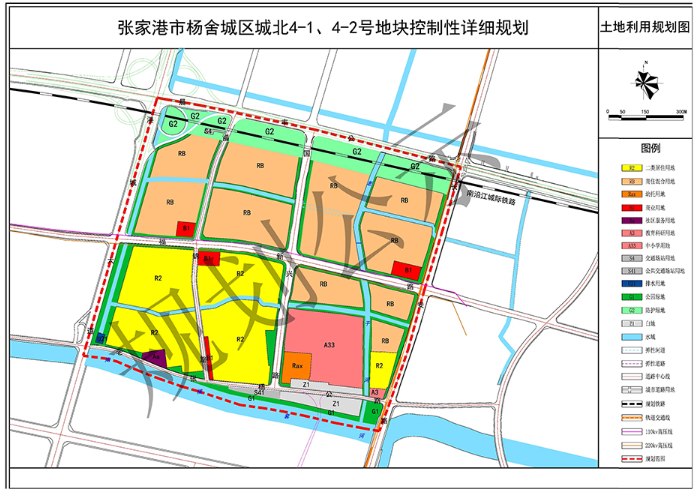 张家港市杨舍城区城北4-1、4-2号地块 控制性详细规划