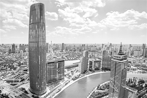 津塔及其周边建筑成为天津发展楼宇经济的重要区域