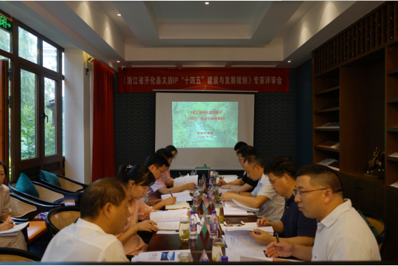 开化县域级文旅IP“十四五”建设与发展规划评审现场