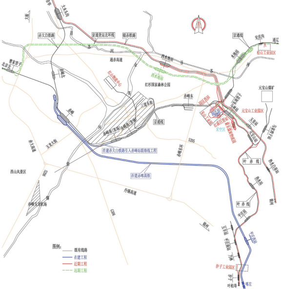 赤峰地区铁路货运系统布局规划