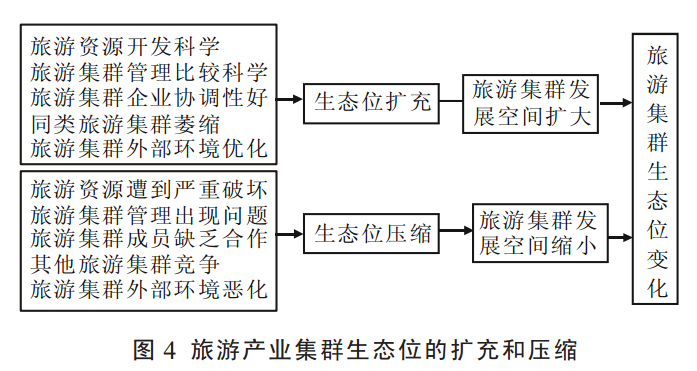 旅游产业集群生态位变迁方向