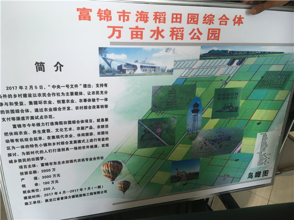 富锦万亩水稻公园规划图
