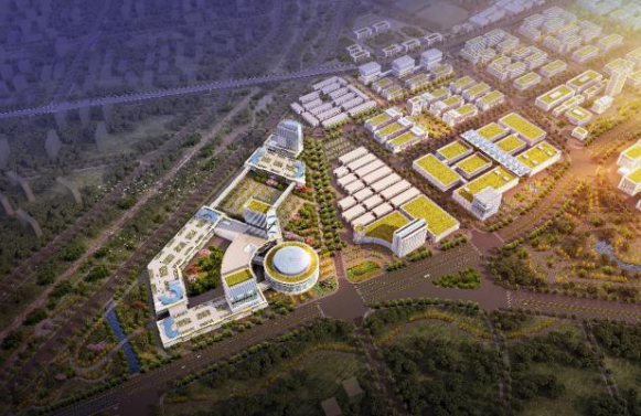 4S汽车综合体及智慧建材商贸城效果图 4S汽车综合体及智慧建材商贸城效果图