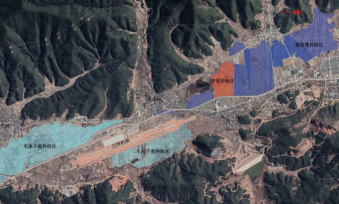 兰坪县现代农业产业园地理位置及分区图 兰坪县现代农业产业园地理位置及分区图