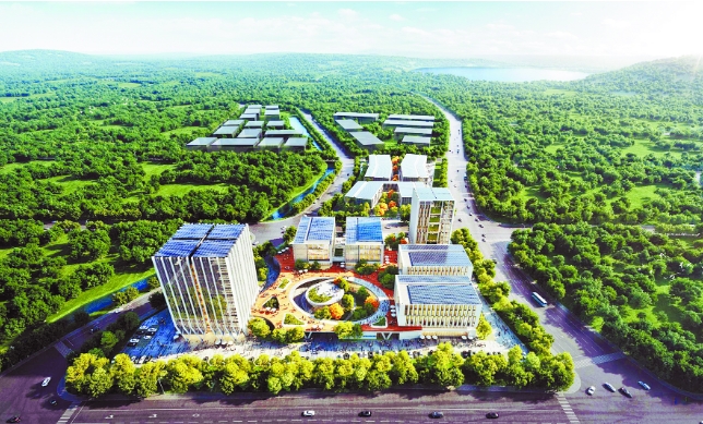 中化学马鞍山大健康产业园项目效果图