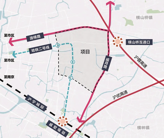 省庄片区交通条件示意图 省庄片区交通条件示意图